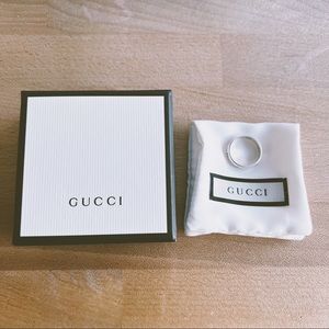 Gucci Blind For Love Ring 925 Sterling Silver